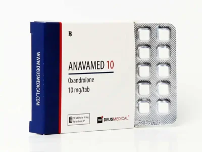 "Anavamed 10 Oxandrolone tablets 10mg bottle for lean muscle and cutting cycles"