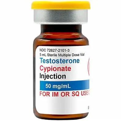 Cyoprime 250mg vial of testosterone cypionate injection with syringe, used for muscle growth, testosterone replacement therapy, and performance enhancement.