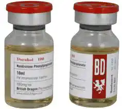 Vial of Durabol 100 (Nandrolone Phenylpropionate) injectable anabolic steroid for rapid muscle recovery and strength enhancement.