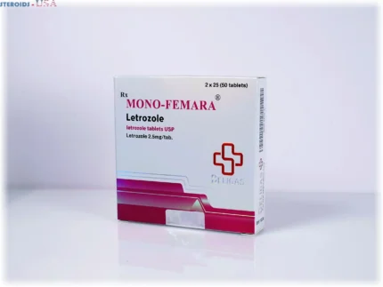 Monofemara- Letrozole 2.5mg tablet pack for estrogen control and PCT in bodybuilding cycles