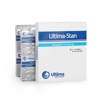 Ultima Stan 50mg tablets by Ultima Pharmaceuticals for cutting and lean muscle definition