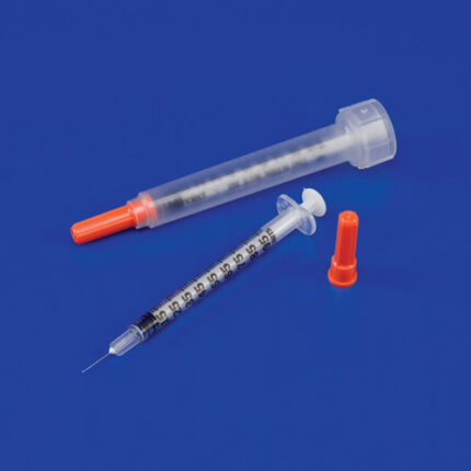 Insulin syringes for precise and sterile peptide or hormone administration in research applications.