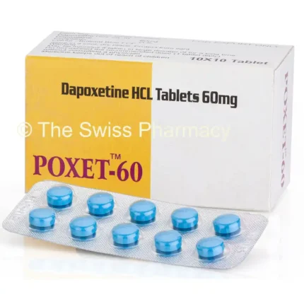 Dapoxetine HCl tablets for effective premature ejaculation treatment in men.