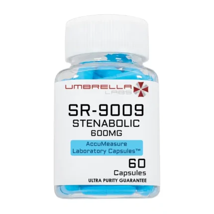 S9000 Stenabolic 600mg supplement bottle for endurance, fat loss, and metabolism support