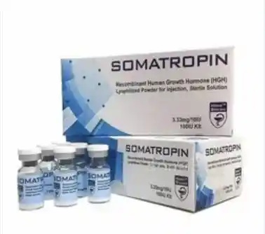Somatropin HGH injection for muscle building, fat loss, recovery, and anti-aging.