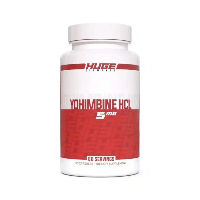 Yohimbine HCl 20mg supplement – research compound for fat loss, performance, and energy metabolism.