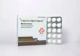 Creto Proviron tablets designed to enhance testosterone activity, support strength, and improve muscle hardness