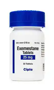 Exemestane 25mg tablets used as a potent aromatase inhibitor to control estrogen levels and support post-cycle therapy