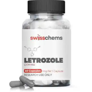 Letrozole 1mg tablets used as an aromatase inhibitor to reduce estrogen levels and support post-cycle therapy