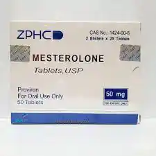 Mesterolone 50mg tablets used to boost testosterone, enhance strength, and support hormone balance in bodybuilding cycles